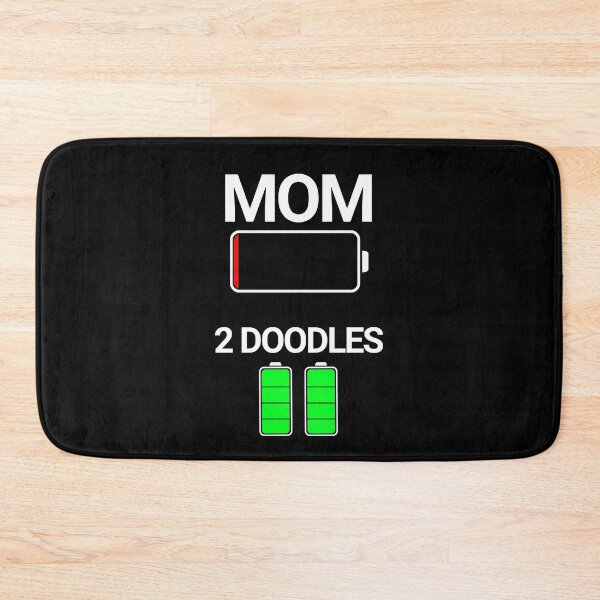 Item preview, Mom Two Doodles Low Battery Funny Dog Gift   designed and sold by Guarddogdrive.
