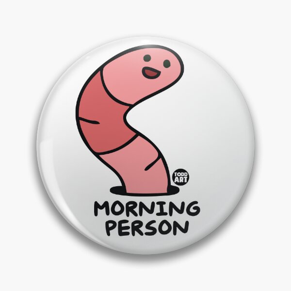 Item preview, WORM MORNING PERSON designed and sold by TODD GOLDMAN.