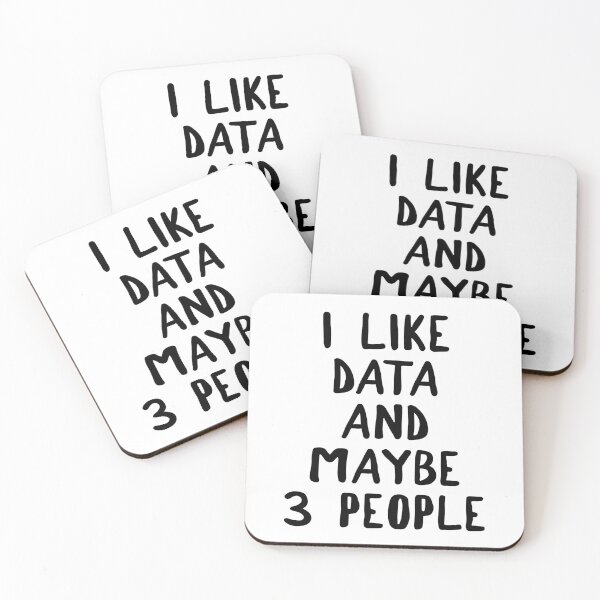 Item preview, I Like Data And Maybe 3 People designed and sold by teesaurus.