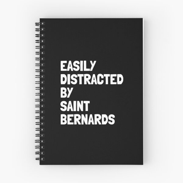 Item preview, Easily Distracted By Saint Bernards Funny Dog Gift  designed and sold by Guarddogdrive.