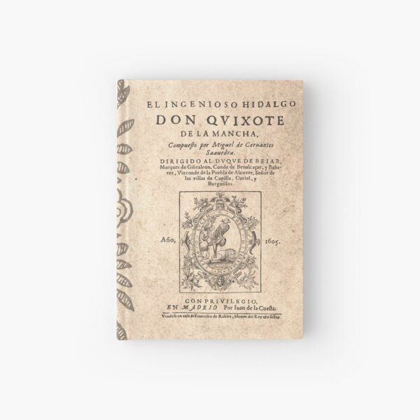 Cervantes, Don Quijote de la Mancha 1605 Cuaderno de tapa dura