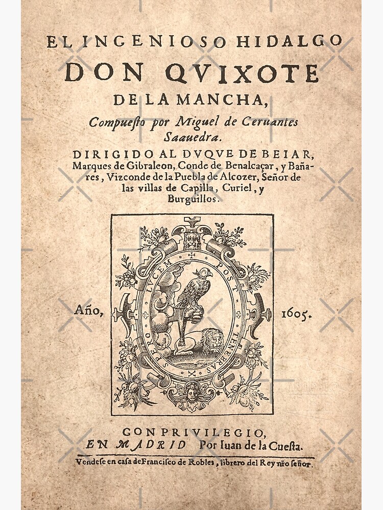 Cervantes, Don Quijote de la Mancha 1605