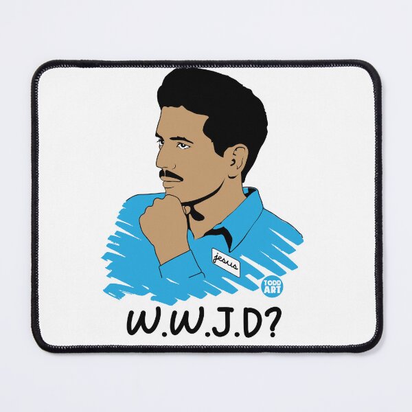 Item preview, WWJD MEXICAN JESUS designed and sold by TODD GOLDMAN.