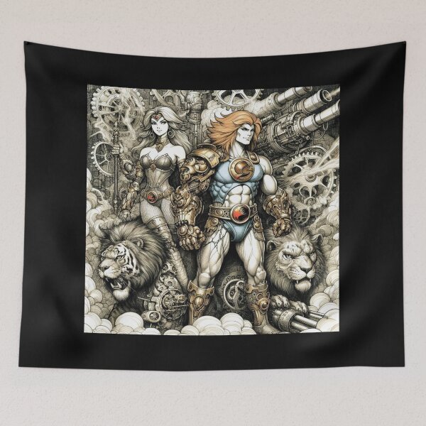 Item preview, lion Steampunk  designed and sold by sevenmountains.