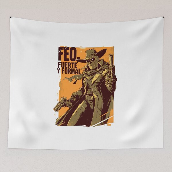 Item preview, Feo, Fuerte y Formal - Gunslinger Ghoul - Post Apocalyptic designed and sold by Fenay Designs.