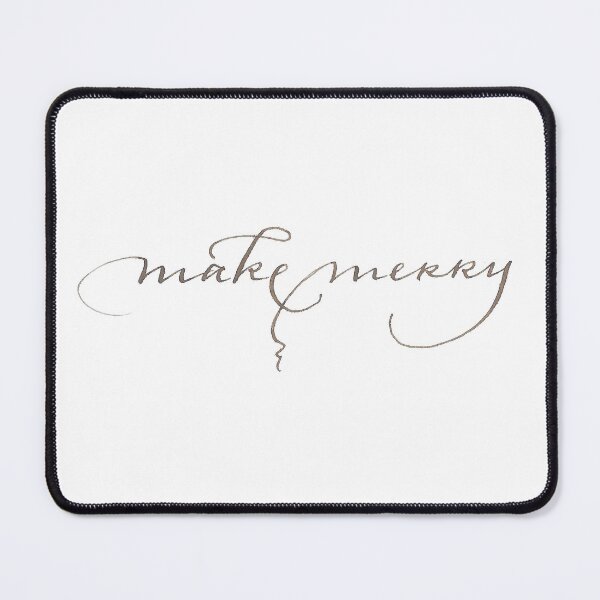 Item preview, Make Merry in Walnut Ink designed and sold by SaxonBlueInk.