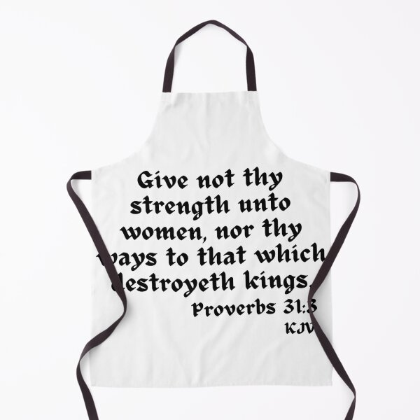 Item preview, Women and Kings - Proverbs 31:3 - Black Text designed and sold by TheKnightWriter.