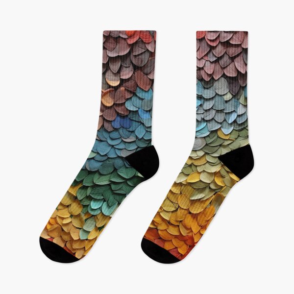 Item preview, Vibrant Abstract Layered Mosaic Pattern designed and sold by bubblegoth.