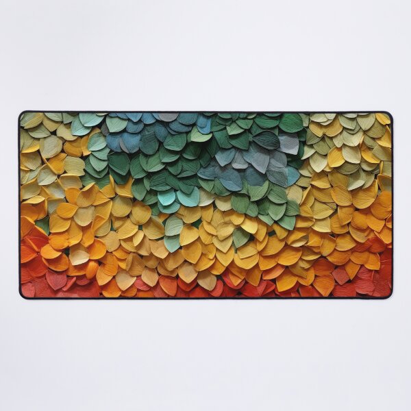 Item preview, Vibrant Abstract Layered Mosaic Pattern designed and sold by bubblegoth.