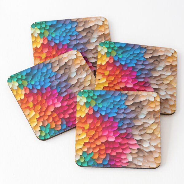 Item preview, Vibrant Petal Gradient Harmony Pattern designed and sold by bubblegoth.