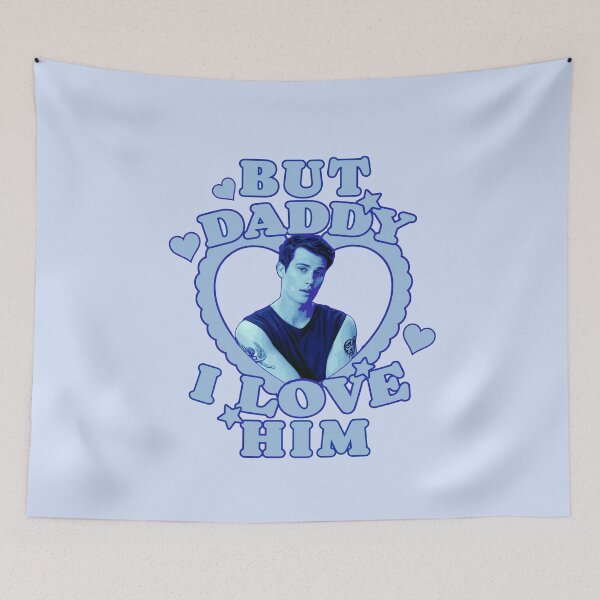 Item preview, Hayes Campbell Nicholas Galitzine But Daddy I love Him Blue designed and sold by baranskini.