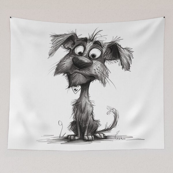 Item preview, Ha! Ha! Ha! Black Dog designed and sold by KPArtzaaany.