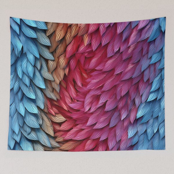 Aperçu de l'œuvre Modèle de plumage de plumes en couches créée et vendue par bubblegoth.