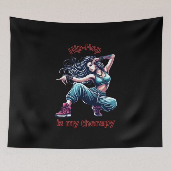 Item preview, “Hip-hop is my therapy” designed and sold by CHRIST5000.