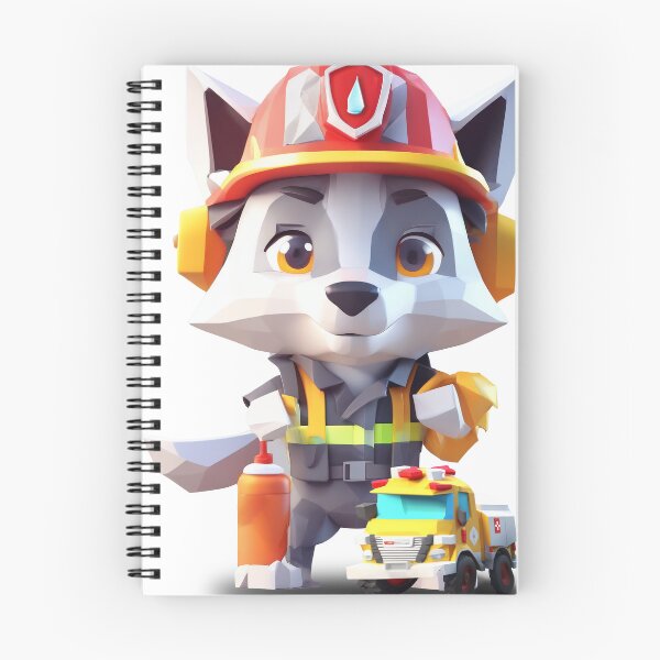 Item preview, firefighter fox designed and sold by Shimade Design.