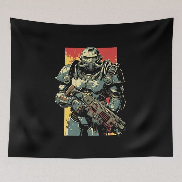Item preview, Dystopian Knight in Full Armor - Post Apocalyptic designed and sold by Fenay Designs.