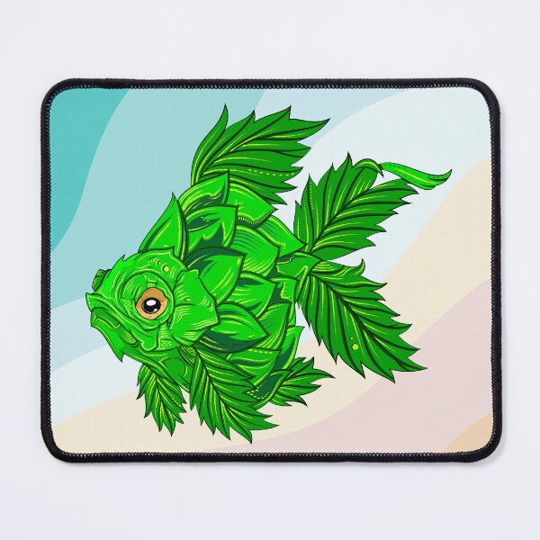 Item preview, fish nature green designed and sold by Galeatienda.