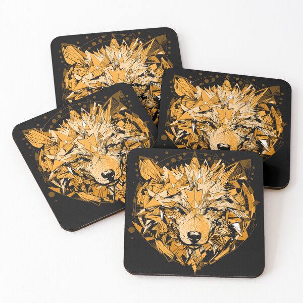 Item preview, Wolf Face: Unleash Your Wolfpack Spirit! - Your Inner Wolf [dark version] designed and sold by Kraftees.
