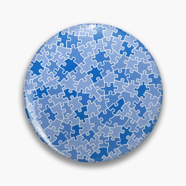 Item preview, Jigsaw Puzzle Lover Pieces Pattern Master Puzzler BLUE designed and sold by GrandeDuc.