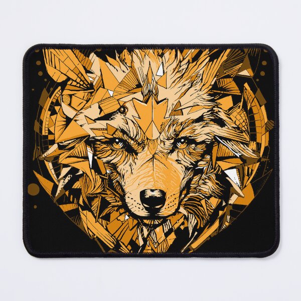 Item preview, Wolf Face: Unleash Your Wolfpack Spirit! - Your Inner Wolf [dark version] designed and sold by Kraftees.