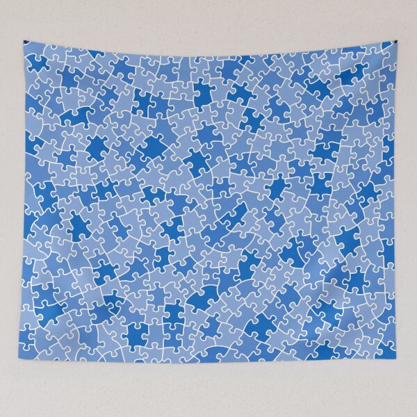 Item preview, Jigsaw Puzzle Lover Pieces Pattern Master Puzzler BLUE designed and sold by GrandeDuc.