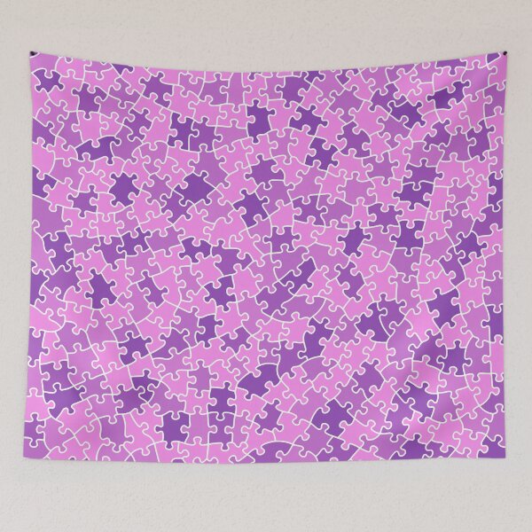 Item preview, Jigsaw Puzzle Lover Pieces Pattern Master Puzzler PINK designed and sold by GrandeDuc.