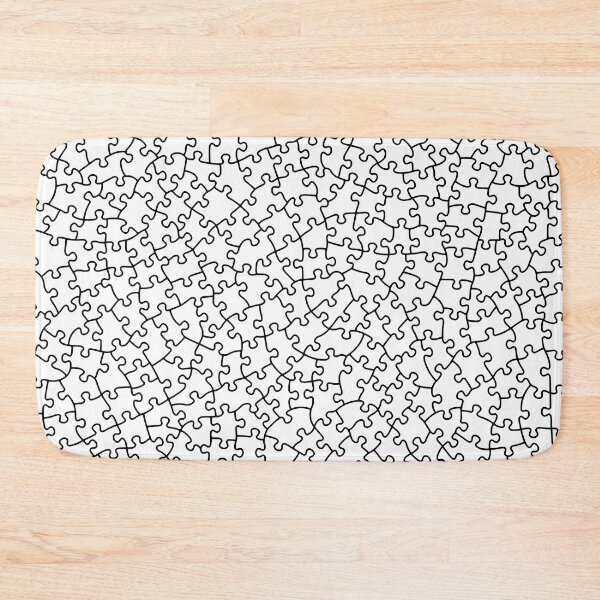Item preview, Jigsaw Puzzle Lover Pieces Pattern Master Puzzler WHITE designed and sold by GrandeDuc.