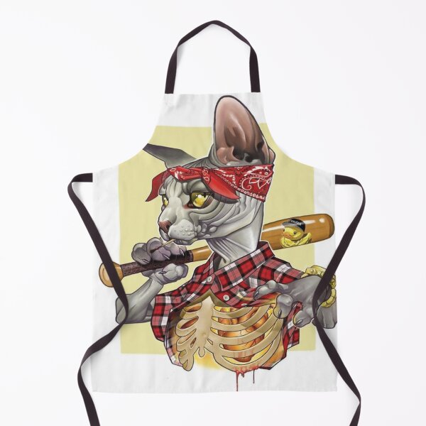Item preview, Zombie Cat with Baseball Bat Art designed and sold by NeilfAhiey.