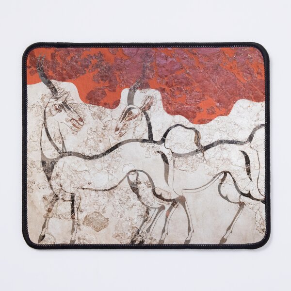 Item preview, Fresco of Akrotiri antelopes designed and sold by likiska.