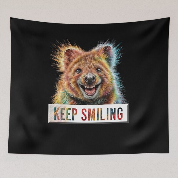Item preview, Rainbow Bliss: The Quokka's Smile designed and sold by NickTaroDesign.