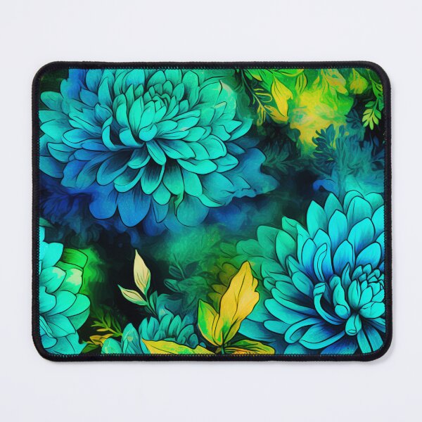 Item preview, Vibrant Lush Chrysanthemum Pattern designed and sold by bubblegoth.