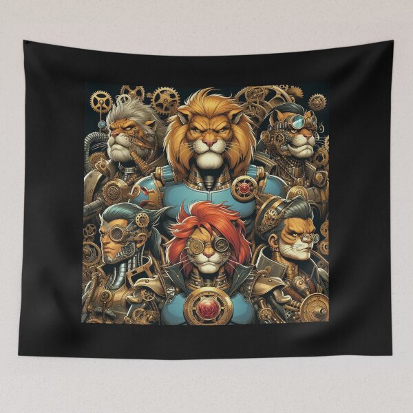 Item preview,  lion Steampunk  designed and sold by sevenmountains.