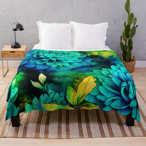 Item preview, Vibrant Lush Chrysanthemum Pattern designed and sold by bubblegoth.