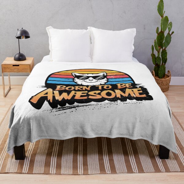 Item preview, Funny Cat Born To Be Awsome designed and sold by MABROTH.
