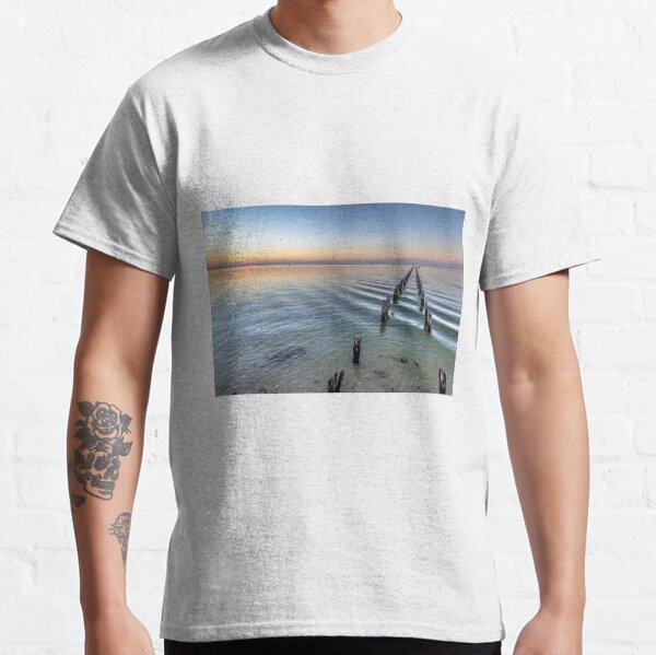Clifton Springs Jetty Sunset Classic T-Shirt