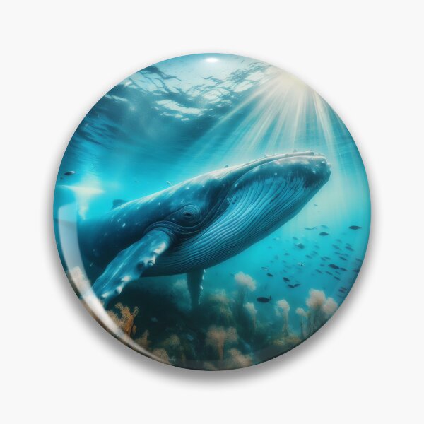 Item preview, A whale in his world. designed and sold by MyHappyArtShop.