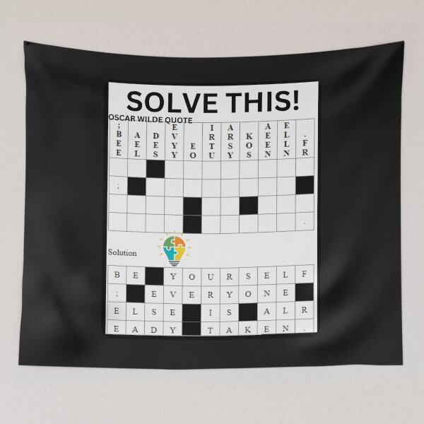 Item preview, Solve This Drop Quote Puzzle  designed and sold by HanaiPrint.