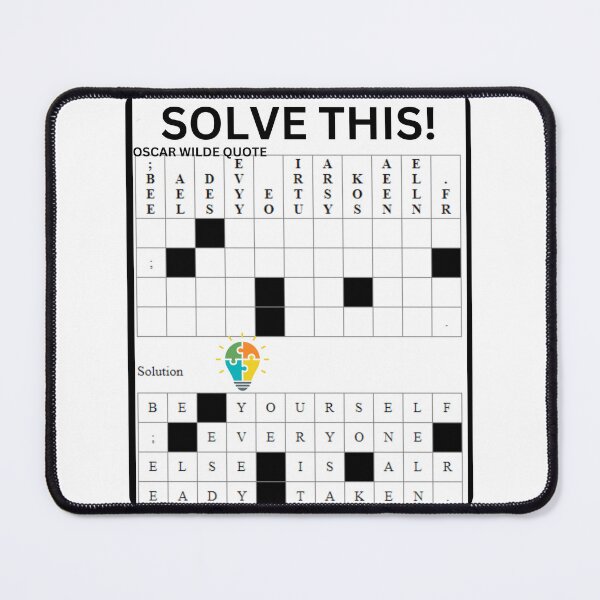 Item preview, Solve This Drop Quote Puzzle designed and sold by HanaiPrint.