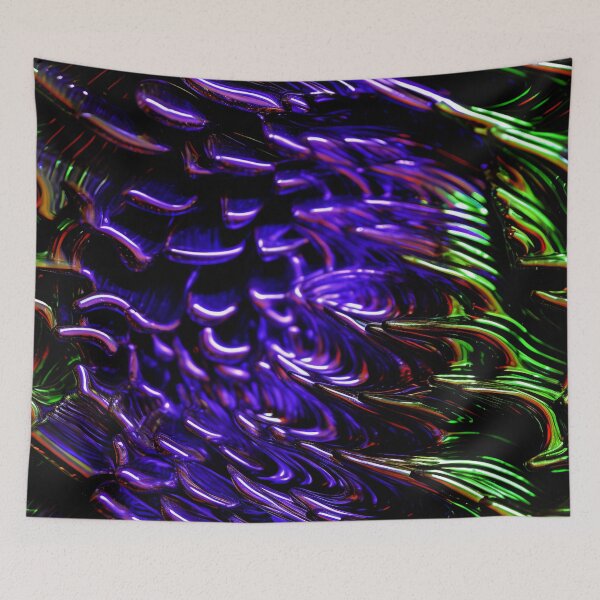 Item preview, Trippy Weird Vaporwave Glow Pattern designed and sold by bubblegoth.