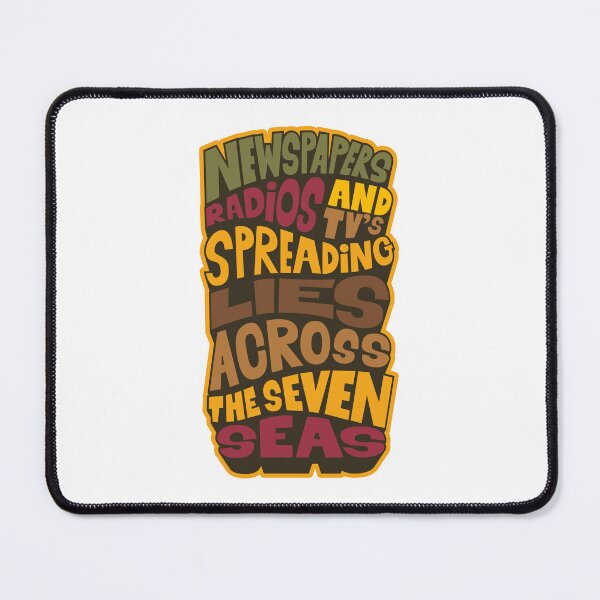 Item preview, Newspapers, radios and TVs spreading lies across the seven seas - The last Poets - Mean Machine designed and sold by Boogosh.
