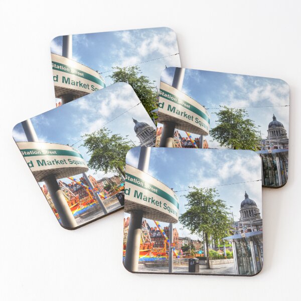 Item preview, Nottingham Old Market Square Tram Stop designed and sold by Paul Thompson Photography.