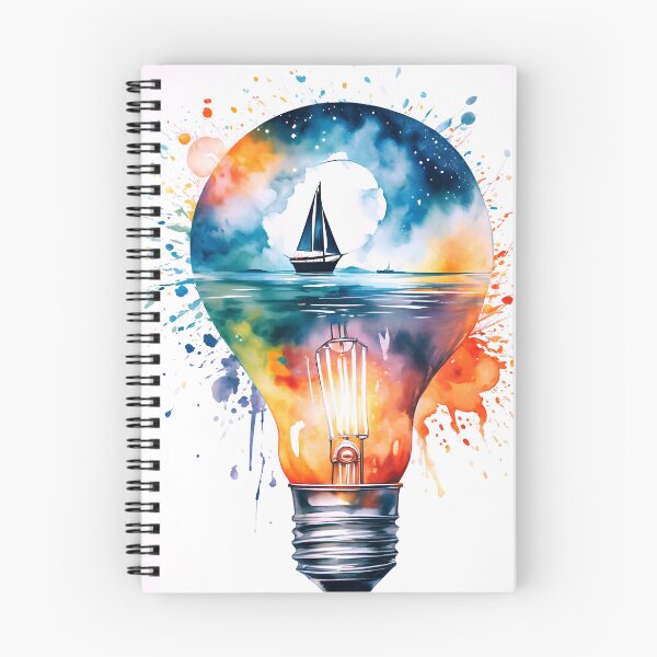 Item preview, Abstract Art of a Light Bulb in Watercolor. designed and sold by PixelCraftDSG.