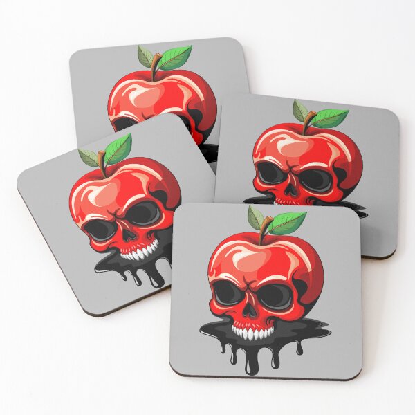 Item preview, Skull Apple Poisoned Deadly spooky Fruit  designed and sold by BluedarkArt.