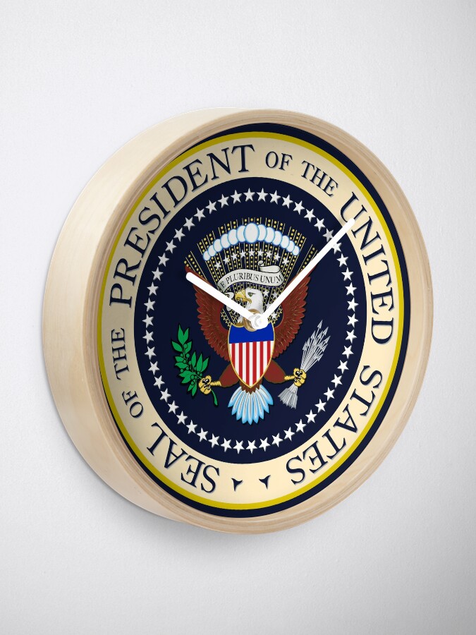 Seal Of The President Of The United States Clock For Sale By Vintagetreasure Redbubble 4031