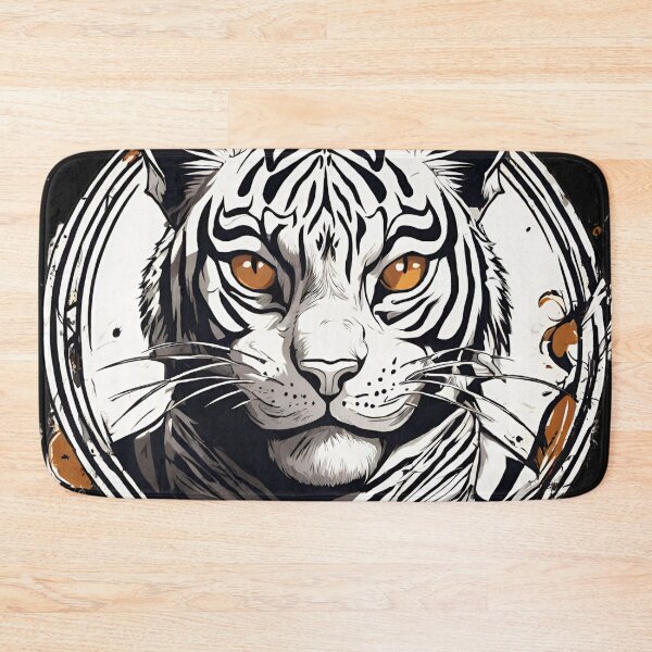 Item preview, Bengal tiger comic black with yellow designed and sold by Yeyishop.