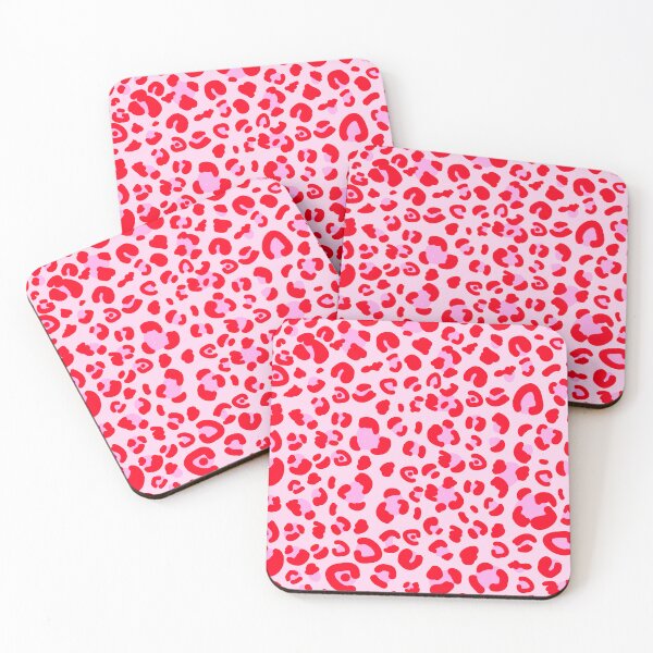 Item preview, Leopard Print. Red And Pink сheetah dot. designed and sold by CoCoArt-Ua.