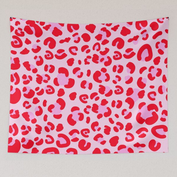 Item preview, Leopard Print. Red And Pink сheetah dot. designed and sold by CoCoArt-Ua.