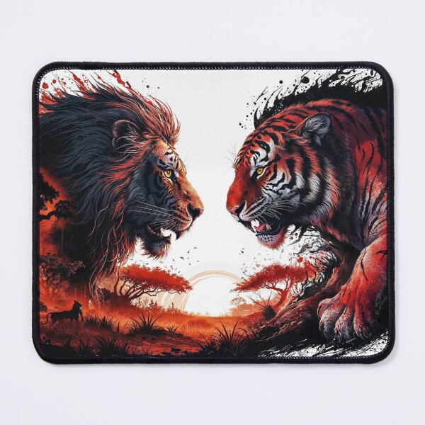 Item preview, Primal Instinct - Tiger Lion designed and sold by wishfulprompt.