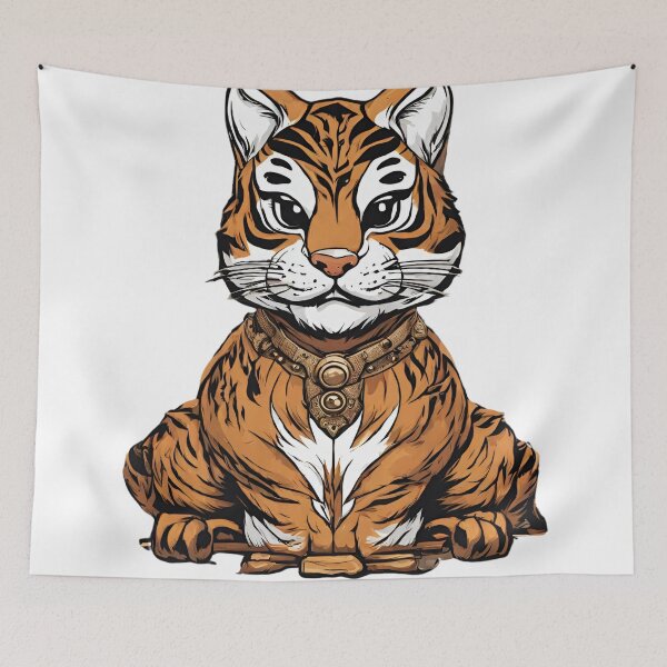 Item preview, Bengal tiger comic designed and sold by Yeyishop.