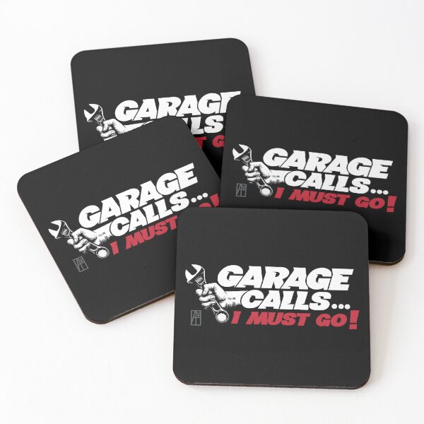 Item preview, GARAGE CALLS... I must go! - CAR FAN - GARAGE FAN -1 designed and sold by ArtProjectShop.